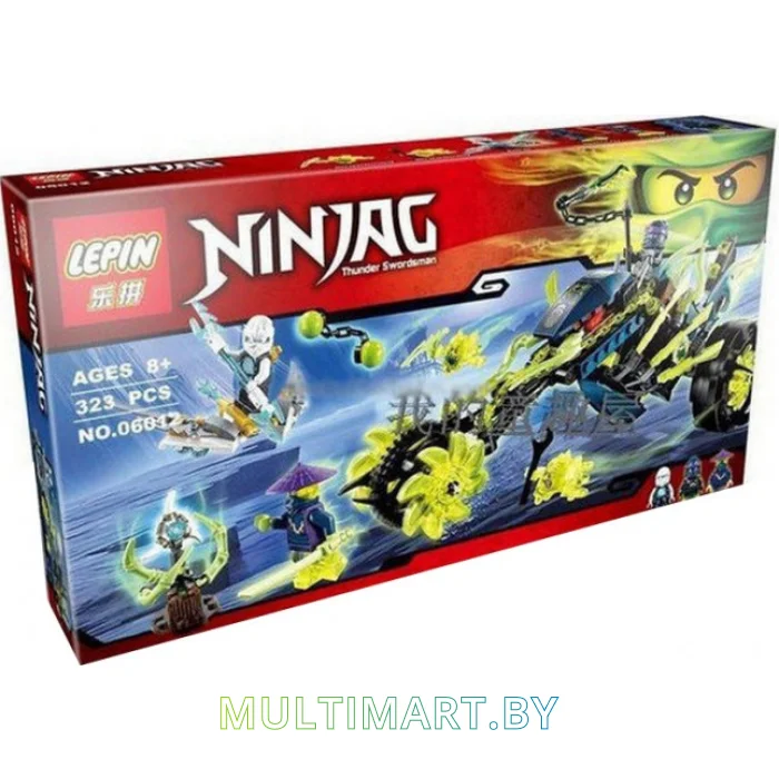 Конструктор Lepin 06012 Засада на мотоцикле (323 детали)